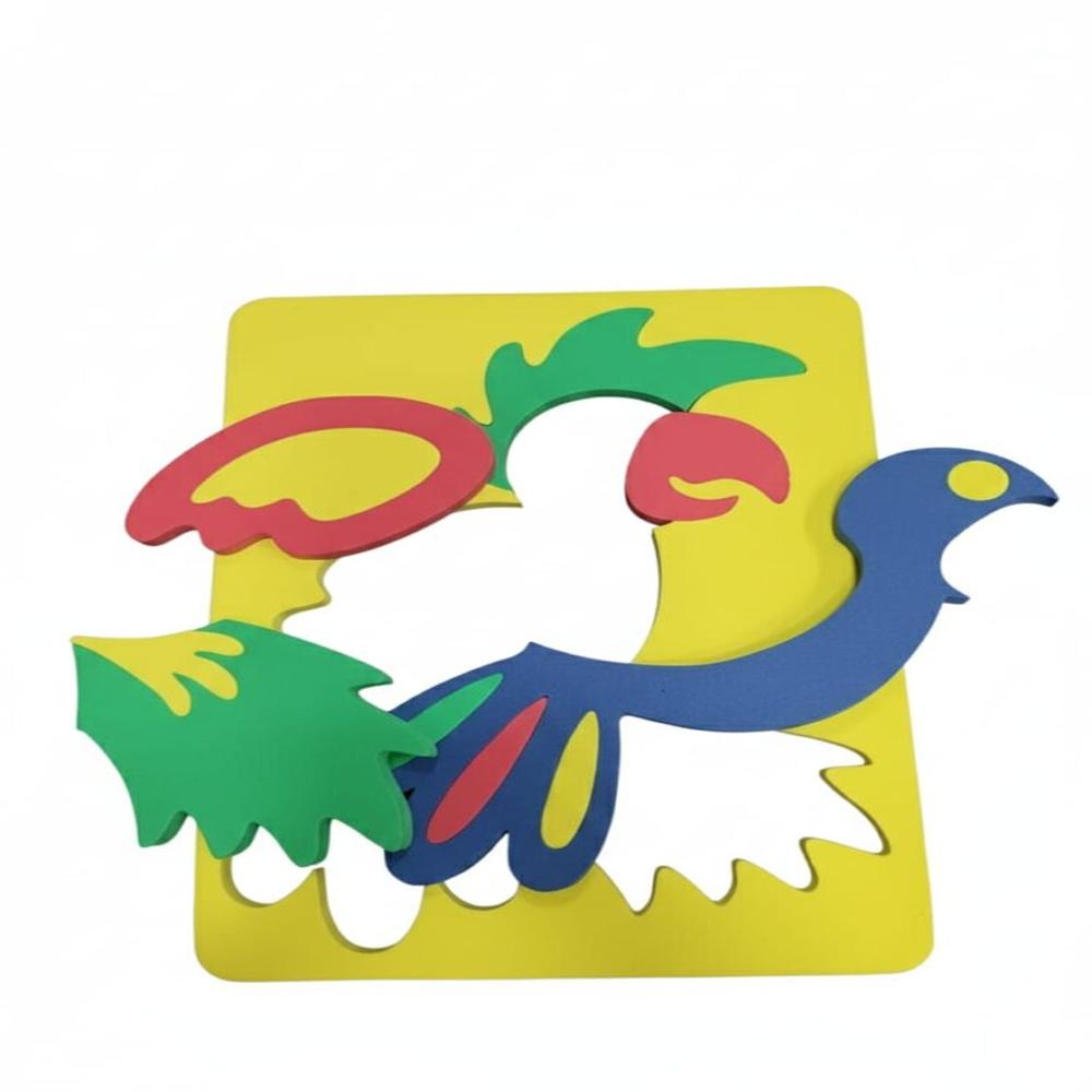 Foam Puzzle - Binding: Interlocking Edges (No Traditional Binding)