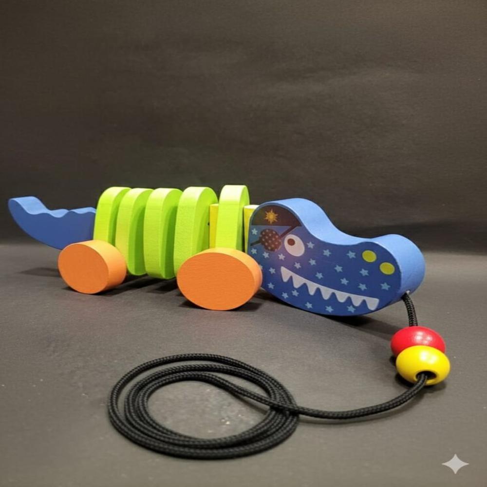 Animal Wooden Toy - Size: 25x9x9 Cm