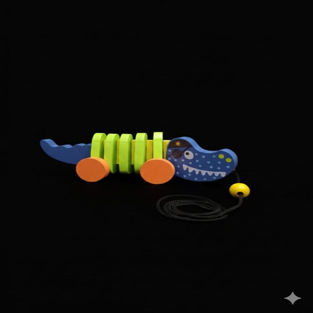 Animal Wooden Toy - Size: 25x9x9 Cm