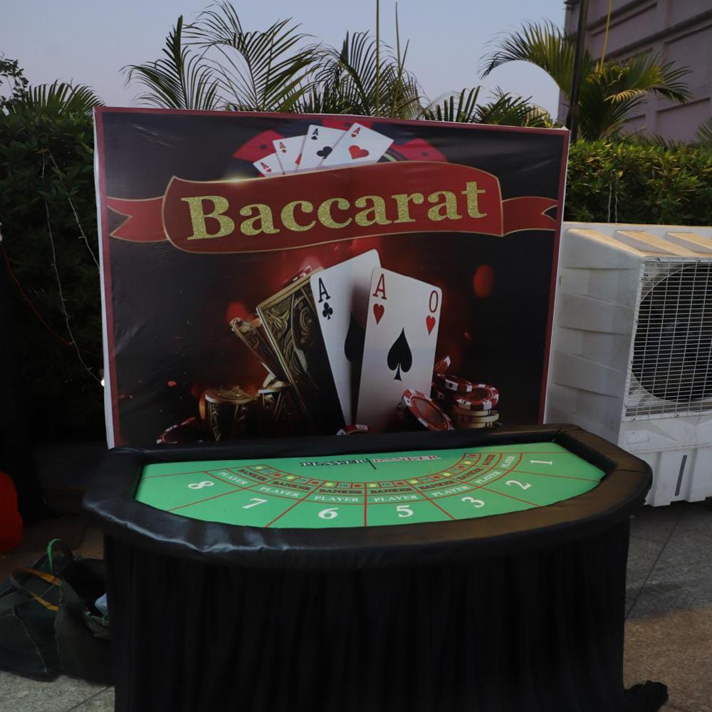 Casino Table Baccarat for Parties & Events