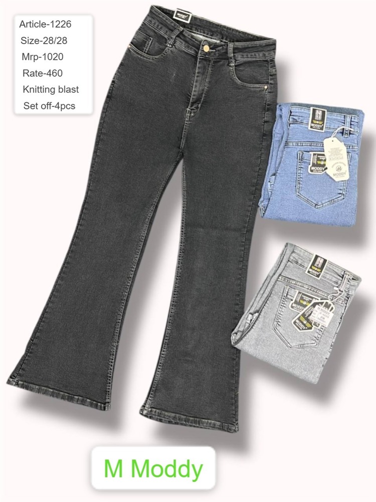 Straight Fit Wide Leg Women Jeans