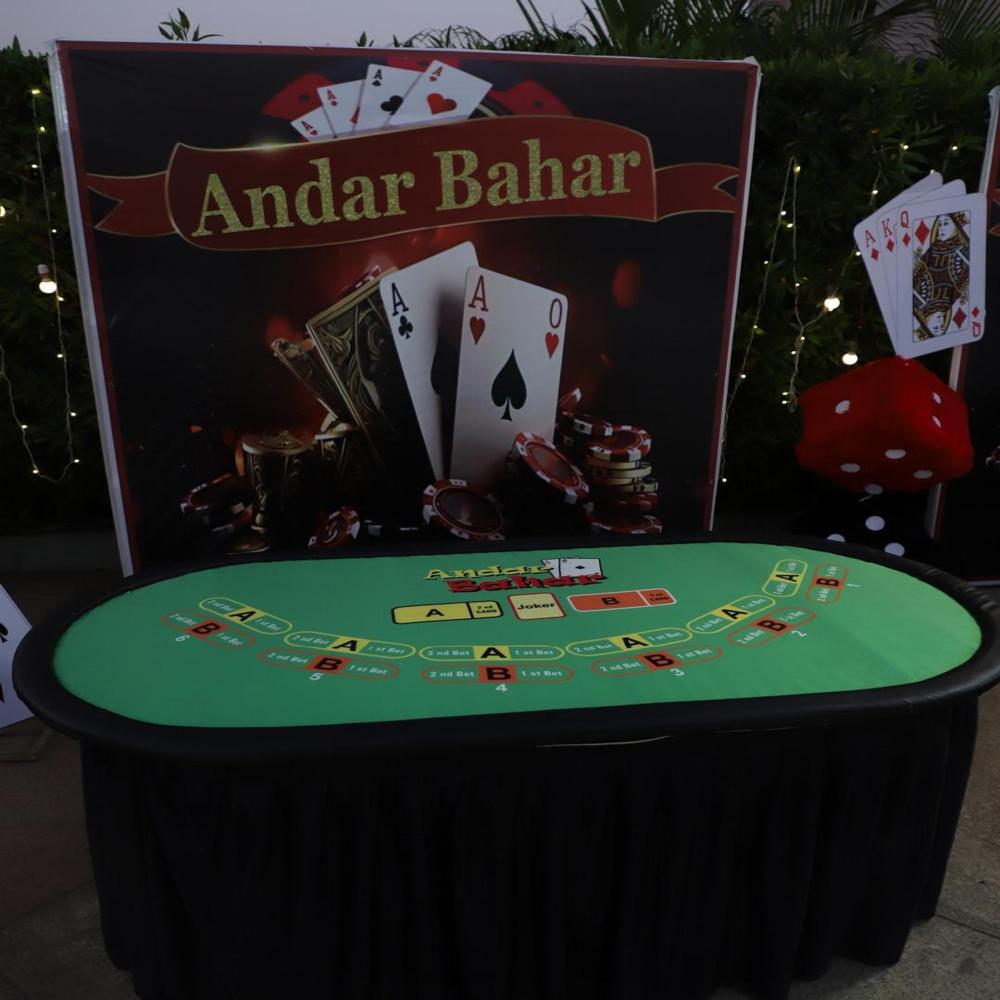 Casino Table Andar Bahar for Parties & Events