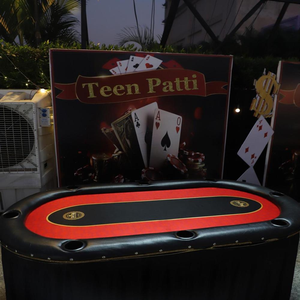 Casino Table Teen Patti for Parties & Events