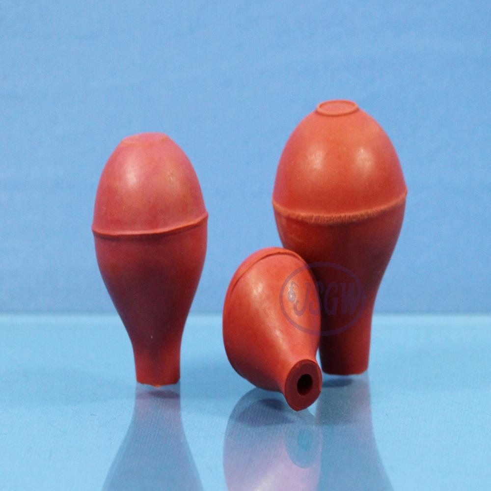 Rubber Pipette Bulb, For Chemical Laboratory, 100 Ml - Color: Red