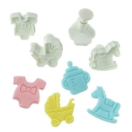 Plunger Cutter Baby Shower 3pc