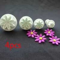 Plunger Cutter 4pc Flowers Set