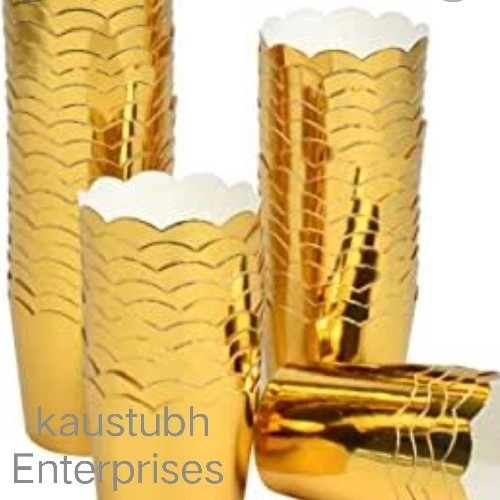 Baking Cup Golden 1pc