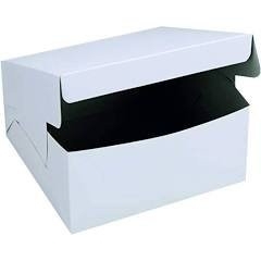 8X8 Cake Box White 100pc