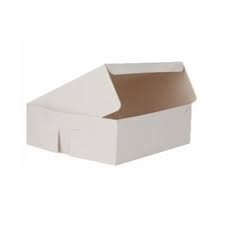 7X7x4 Cake Box White 100pc