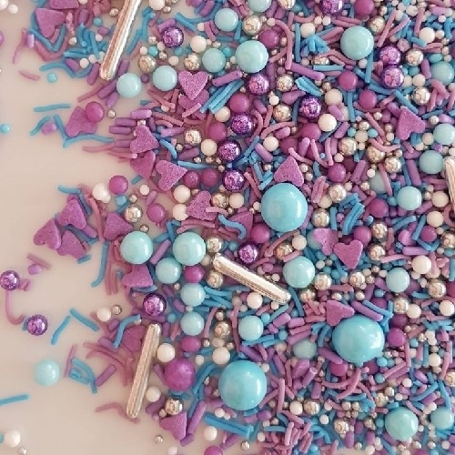 Edible. Matalic Sprinkler Mix Colours 500gm