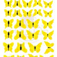 Edible Butterfly Black Colour