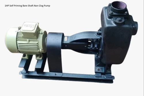1hp Self Priming Bare Shaft Non Clog Pump - Features: Durable
