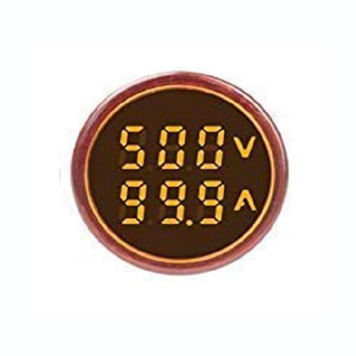 22mm Yellow Color Volt Or AMP Indicator