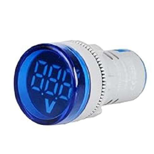 22mm Blue Color Volt Indicator