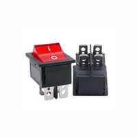 16A Red Rocker Switch