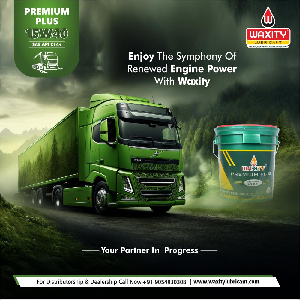 Waxity Premium Plus 15w40 Ci4+ Diesel Engine Oil - Application: Automobile