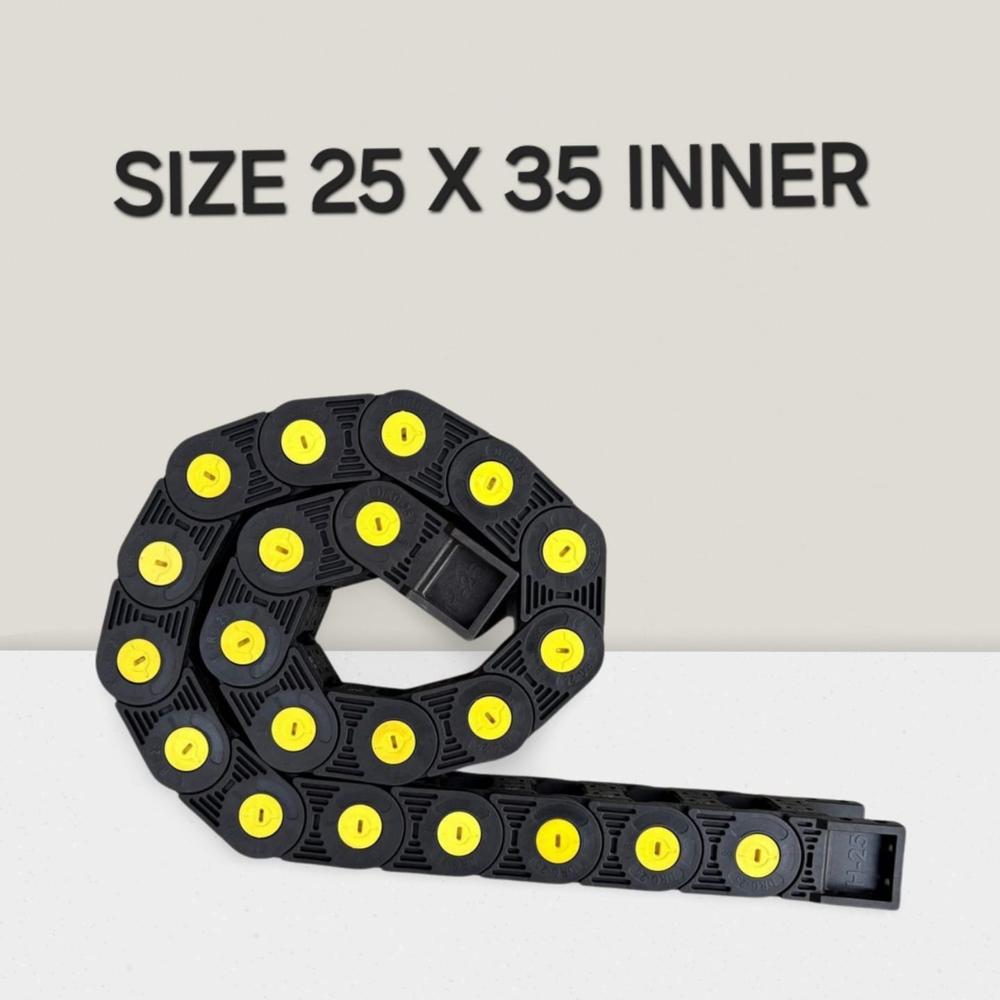 Pvc Cable Drag Chains - Color: Black