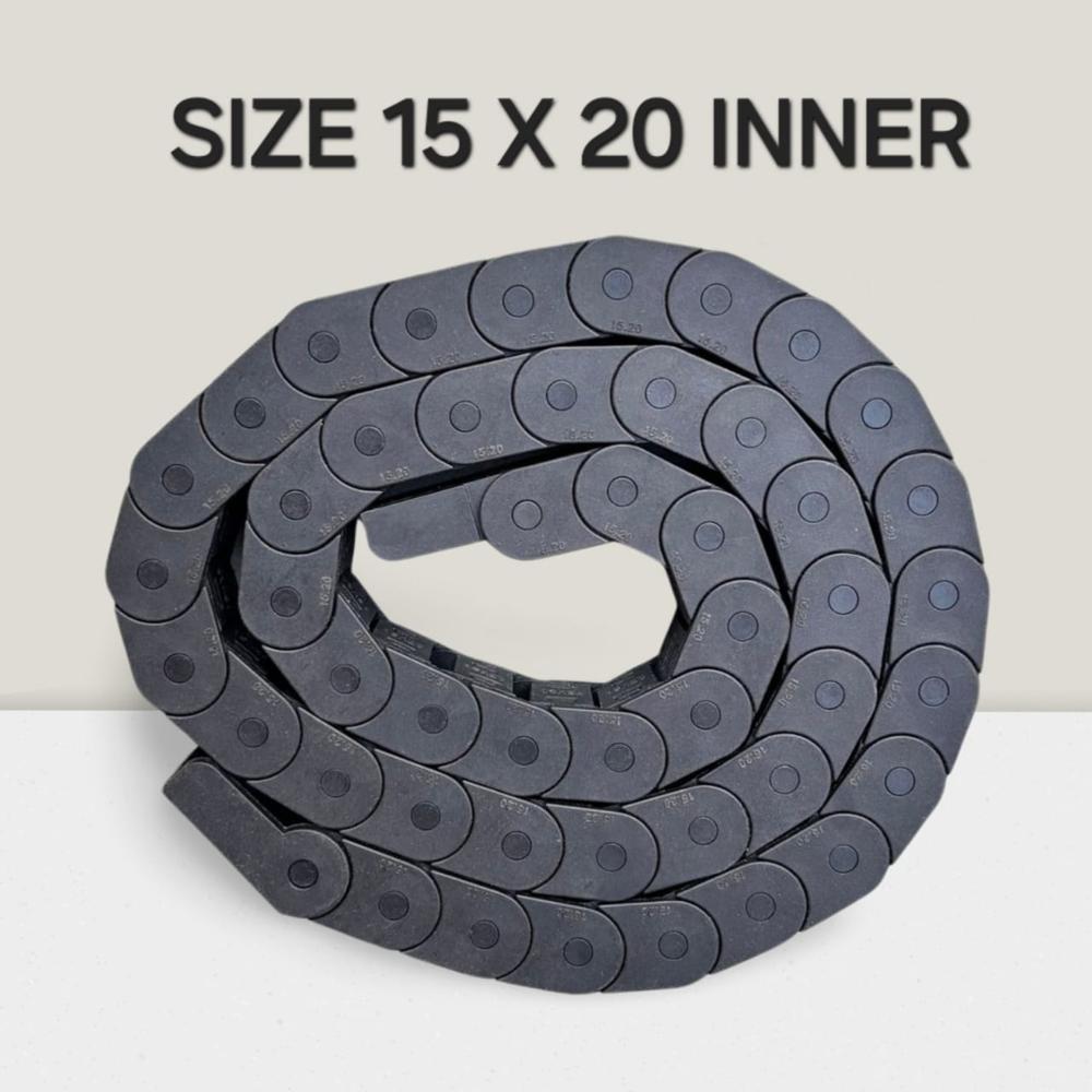Pvc Cable Drag Chains - Color: Black