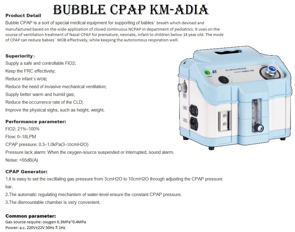 Bubble CPAP