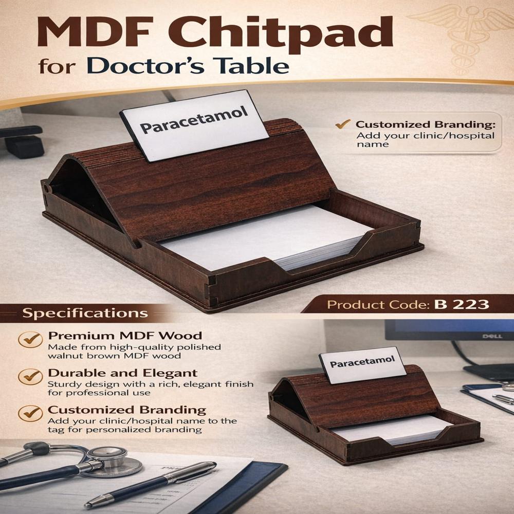 Mdf Chitpad - Color: Light Brown
