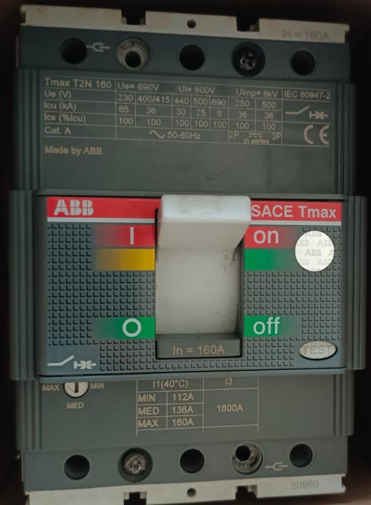 MCCB Tmax T2N ABB AMP 160