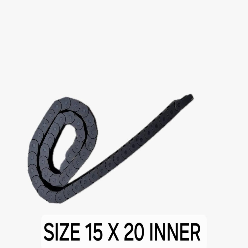 Drag Chain Carrier - Plastic, Different Sizes Available, Grey | 1 Year Warranty, Industry-grade Performance For Steel Works & Oil Rigs