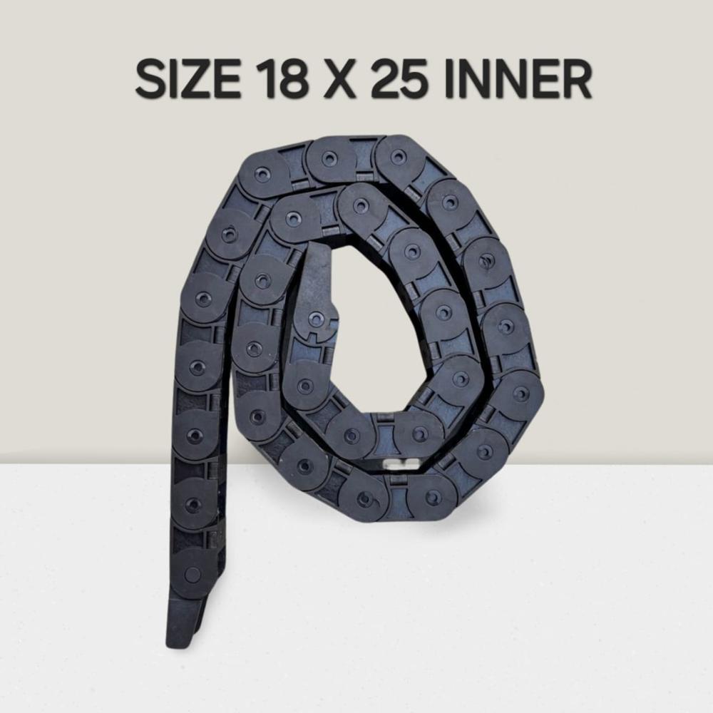 Drag Chain Carrier - Plastic, Different Sizes Available, Grey | 1 Year Warranty, Industry-grade Performance For Steel Works & Oil Rigs