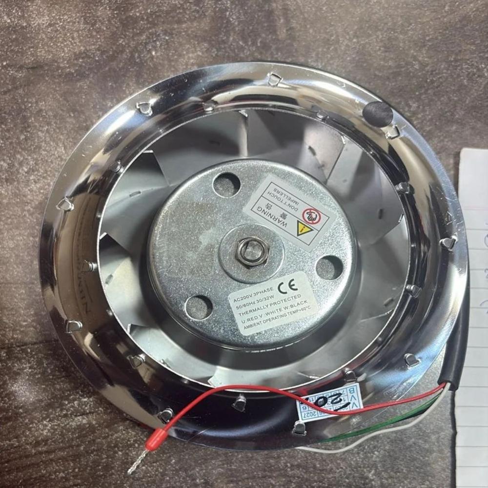 ROYAL FAN RCM135P5-3TP 200V AC 20/22W 17251mm Ball Bearing Industrial Axial Cooling Fan (METAL)