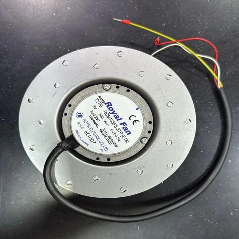 ROYAL FAN RCM135P5-3TP 200V AC 20/22W 17251mm Ball Bearing Industrial Axial Cooling Fan (METAL)