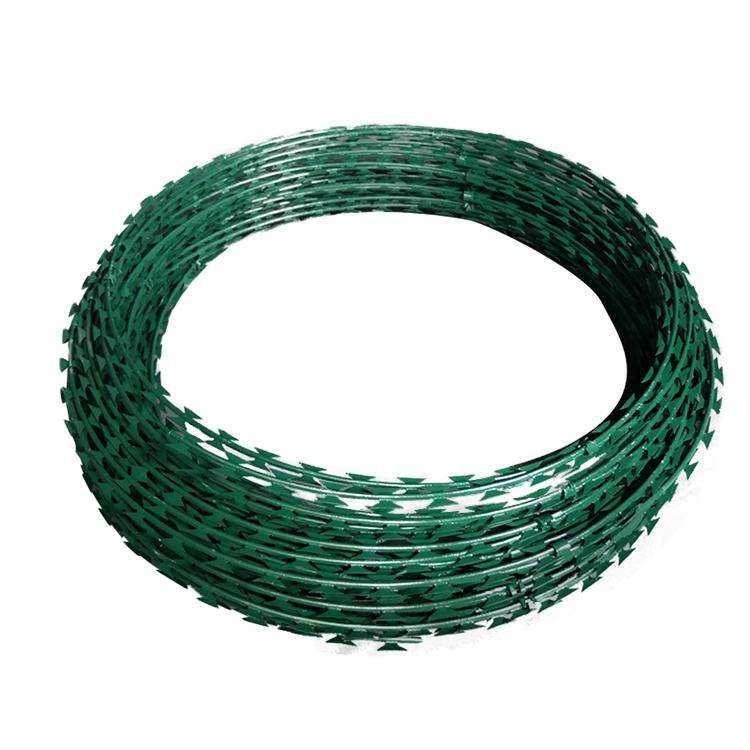 Wholesale BTO-22 Razor Barbed Wire Cyclone Razor Mesh for Isolation and Protection