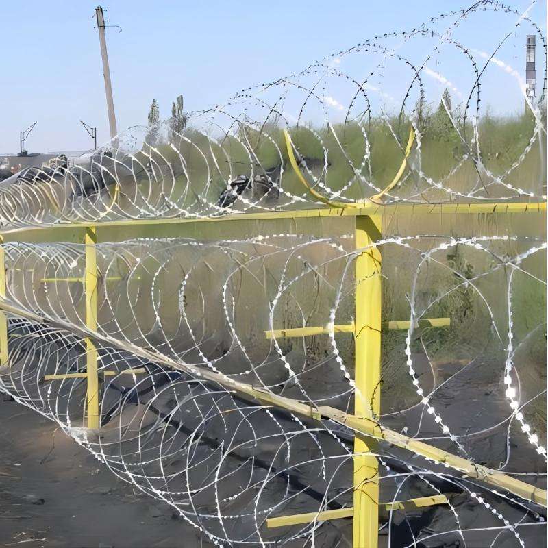 Wholesale BTO-22 Razor Barbed Wire Cyclone Razor Mesh for Isolation and Protection
