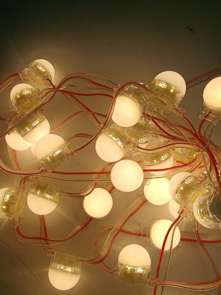 30MM Pixel Warm White LED Chain
