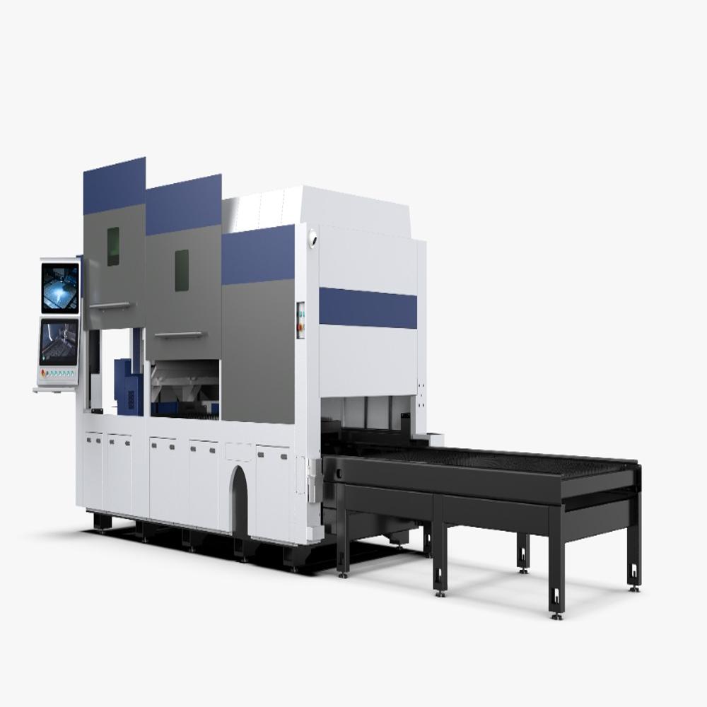 Fiber Laser Cutting Machine - Color: White