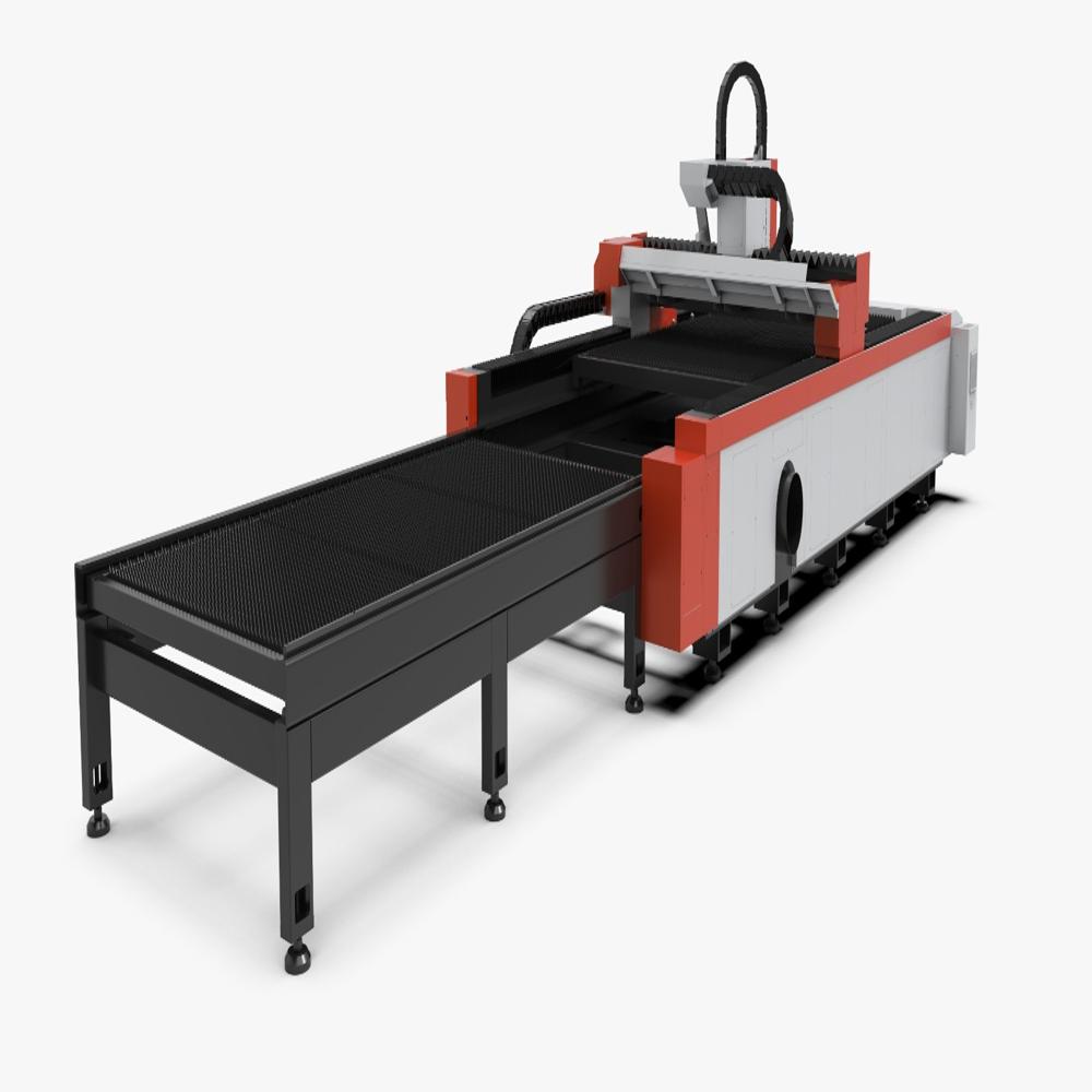 Fiber Laser Cutting Machine - Color: White