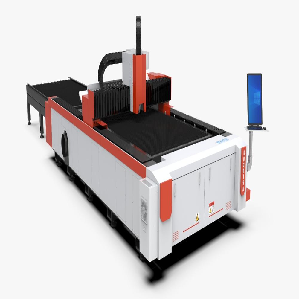 Fiber Laser Cutting Machine - Color: White