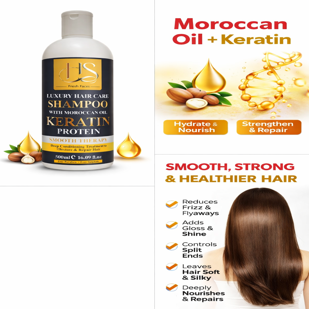 KERATIN Hair Care Shampoo