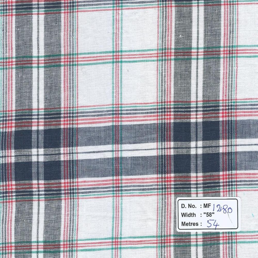 Premium 100% Linen Checks Stripes Plain