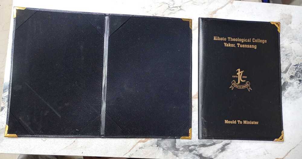 Jute Degree Certificate Folder