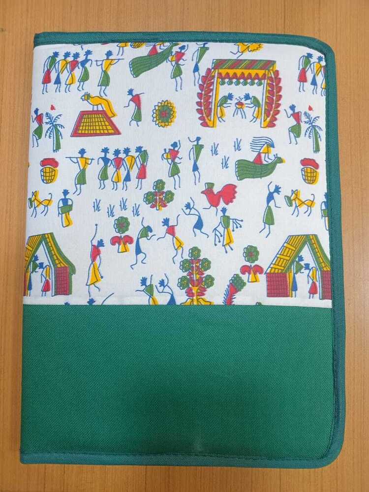 Printed Jute File Folder