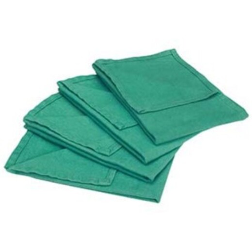 Green cotton towel 