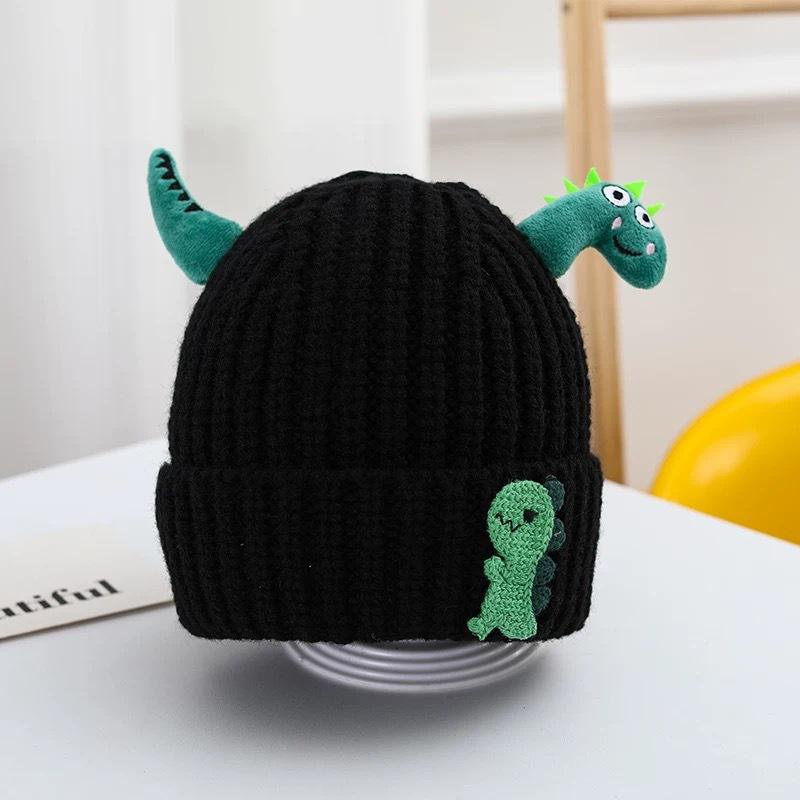Childrens Knitted Dinosaur Beanie Hat