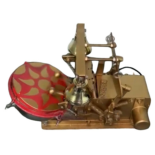 6 Inch 2 Bell SS Nagara-4000 Arti Machine