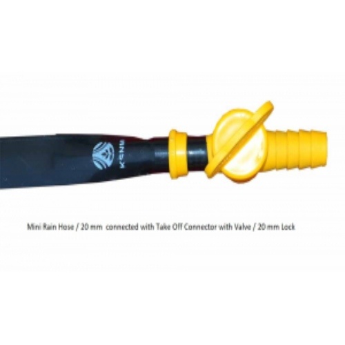 Take Off Connector with Valve / 20 mm Lock