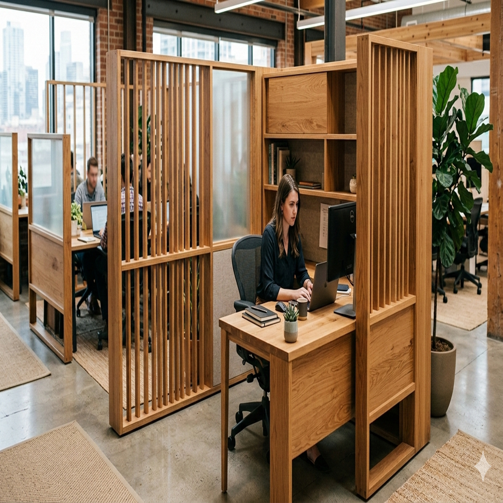 Wooden Office Partition
