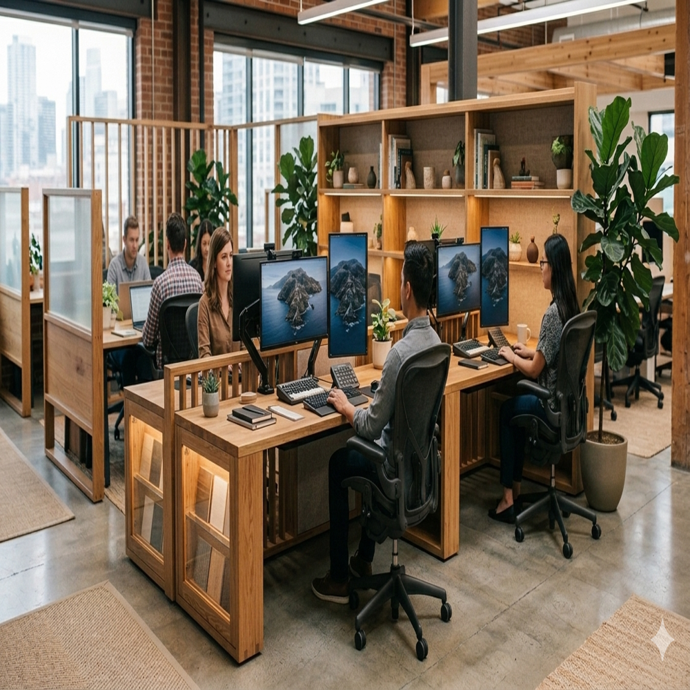 Desking Office Workstation - Feature: Easy To Clean