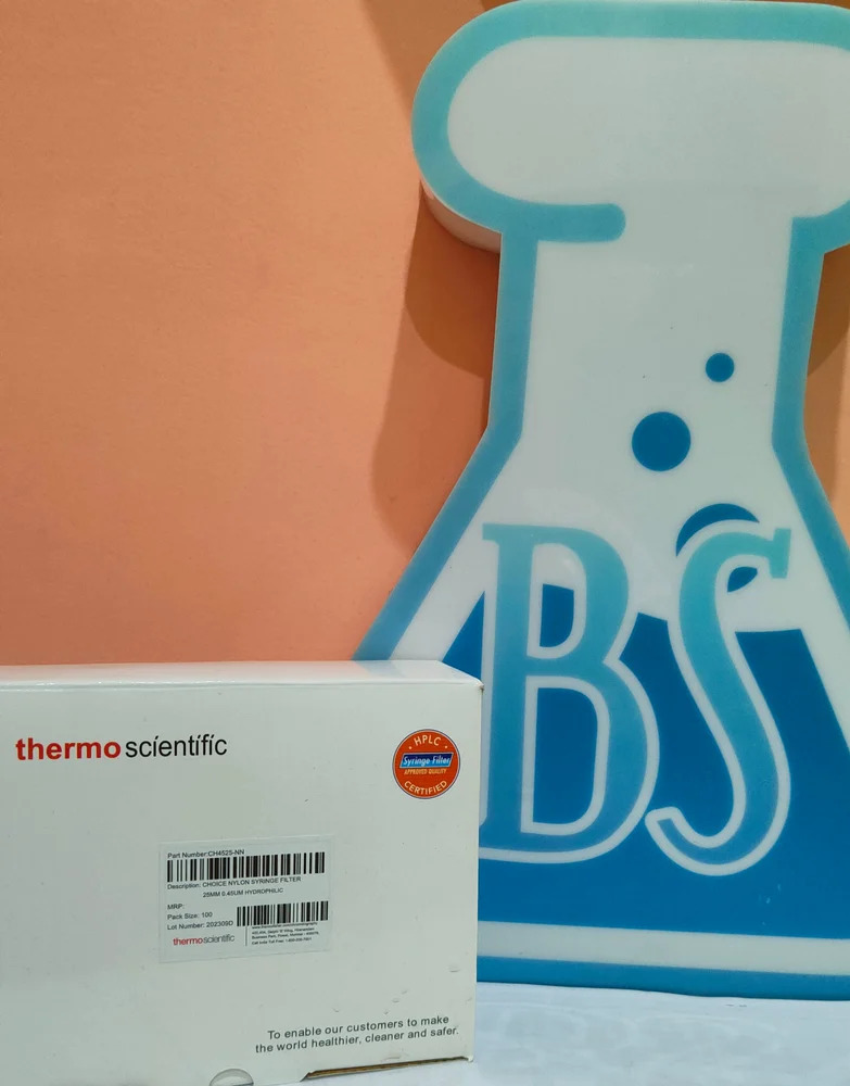 Thermo Scientific Nylon Syringe Filter, Pore Size: 0.45 Micron, Size: 25 mm