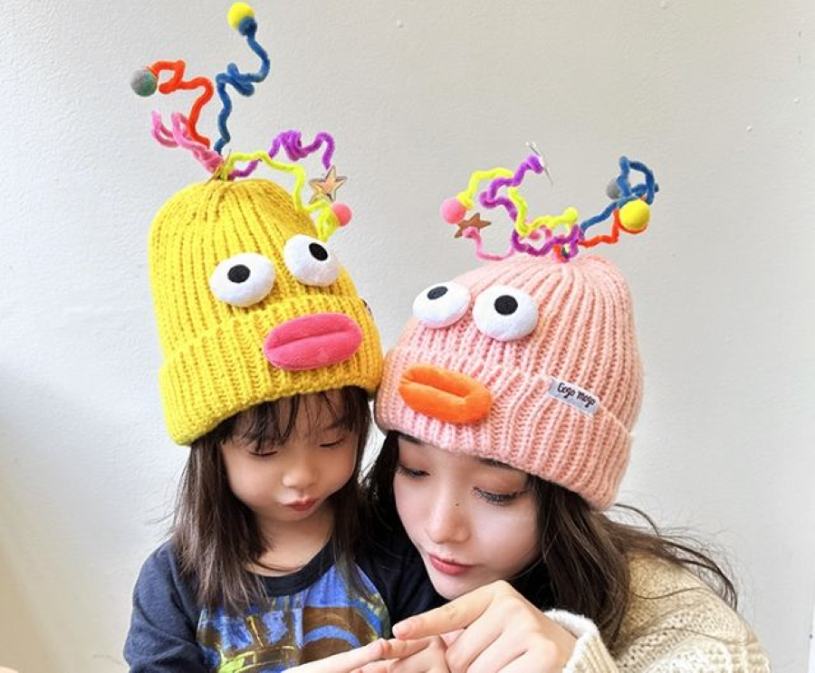 Cute Winter Beanie Hat - Age Group: Kids