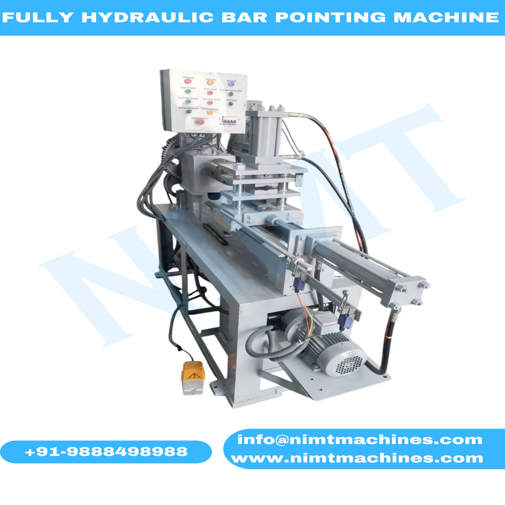 Fully Hydraulic Bar Pointing Machine - Country Of Origin: India