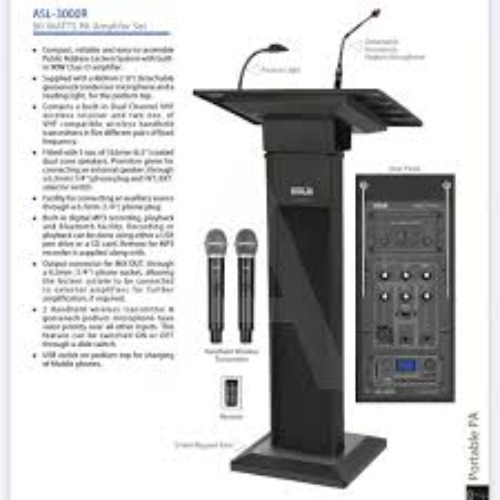Ahuja ASL-3000R PA Lectern System