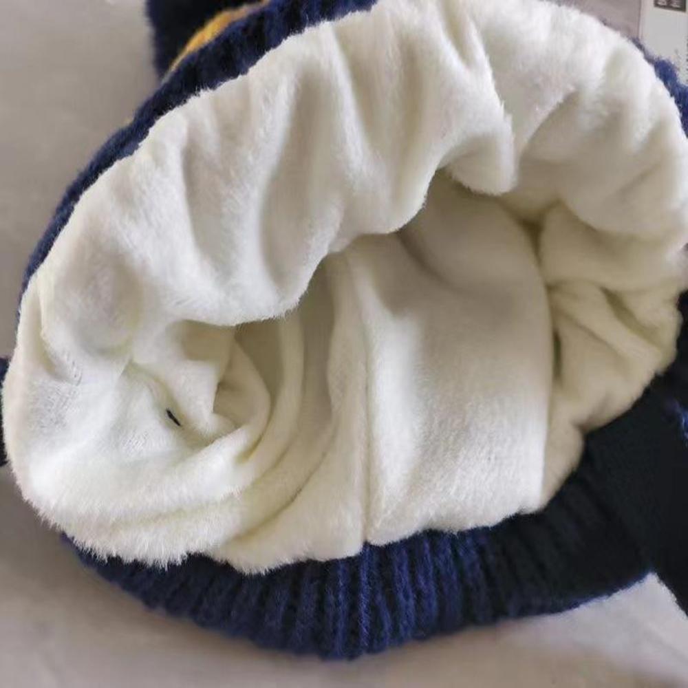 Winter Wool Baby Cute Cartoon Knitted Caps for Newborns